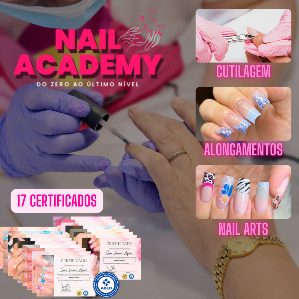 Curso Nail Academy - Do zero ao último nível